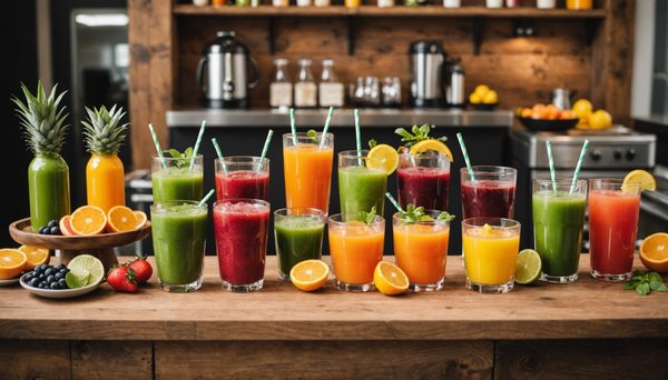 Bar à jus : l'animation fraîche et santé pour tous vos événements