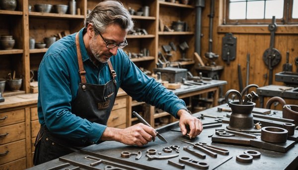 Découvrez l'artisanat d'exception à l'atelier du métal brécheteau
